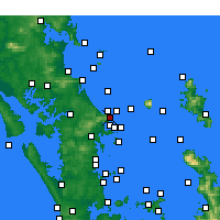 Nearby Forecast Locations - Leigh - Mapa