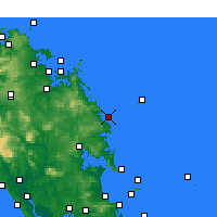 Nearby Forecast Locations - Sandy Bay - Mapa