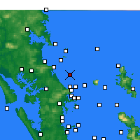 Nearby Forecast Locations - Te Arai Point - Mapa