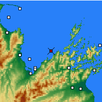 Nearby Forecast Locations - Whangamoa - Mapa