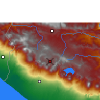 Nearby Forecast Locations - Quetzaltenango - Mapa