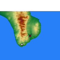 Nearby Forecast Locations - San José del Cabo - Mapa