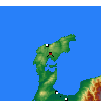 Nearby Forecast Locations - Wajima - Mapa