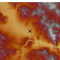 Nearby Forecast Locations - Najicheván - Mapa