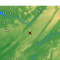 Nearby Forecast Locations - Albertville - Mapa