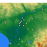Nearby Forecast Locations - Dos Hermanas - Mapa