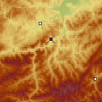 Nearby Forecast Locations - Abazá - Mapa
