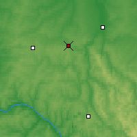 Nearby Forecast Locations - Anzhero-Súdzhensk - Mapa