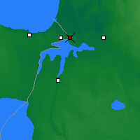 Nearby Forecast Locations - Ivángorod - Mapa