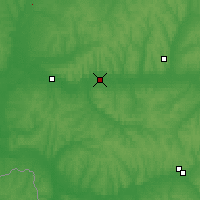 Nearby Forecast Locations - Kurchátov - Mapa