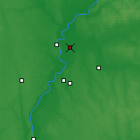 Nearby Forecast Locations - Naváshino - Mapa