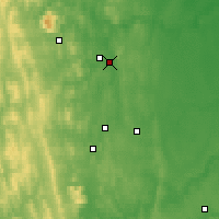 Nearby Forecast Locations - Nízhniaya Turá - Mapa