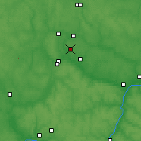 Nearby Forecast Locations - Óbninsk - Mapa