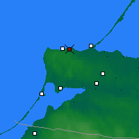 Nearby Forecast Locations - Pionerski - Mapa