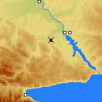 Nearby Forecast Locations - Shélejov - Mapa