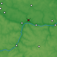 Nearby Forecast Locations - Sérpujov - Mapa