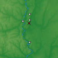 Nearby Forecast Locations - Vorónezh - Mapa