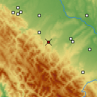 Nearby Forecast Locations - Dolína - Mapa