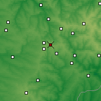 Nearby Forecast Locations - Yasinovátaya - Mapa