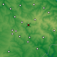 Nearby Forecast Locations - Yenákiyeve - Mapa