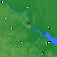 Nearby Forecast Locations - Kániv - Mapa