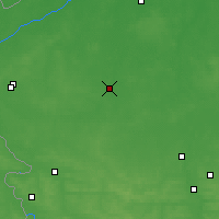 Nearby Forecast Locations - Kóvel - Mapa
