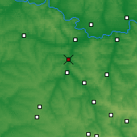 Nearby Forecast Locations - Kramatorsk - Mapa