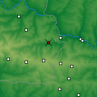 Nearby Forecast Locations - Krasnodón - Mapa