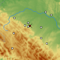 Nearby Forecast Locations - Stébnyk - Mapa