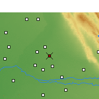 Nearby Forecast Locations - Jalandhar - Mapa