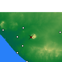 Nearby Forecast Locations - Junagadh - Mapa