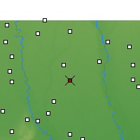 Nearby Forecast Locations - Meerut - Mapa