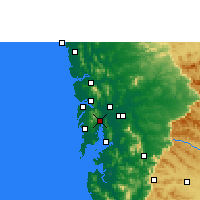Nearby Forecast Locations - Thane - Mapa