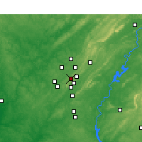 Nearby Forecast Locations - Homewood - Mapa