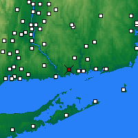 Nearby Forecast Locations - East Lyme - Mapa