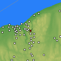 Nearby Forecast Locations - Solon - Mapa