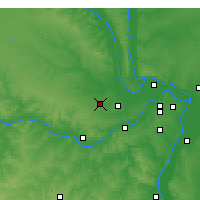 Nearby Forecast Locations - Wentzville - Mapa