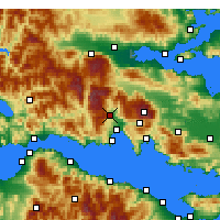 Nearby Forecast Locations - Ámfisa - Mapa