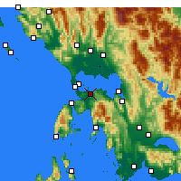 Nearby Forecast Locations - Vonitsa - Mapa