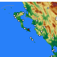 Nearby Forecast Locations - Lefkimmi - Mapa