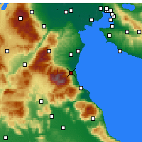 Nearby Forecast Locations - Litóchoro - Mapa