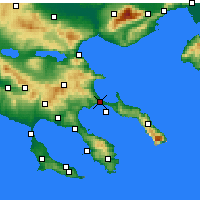 Nearby Forecast Locations - Stagira-Akanthos - Mapa