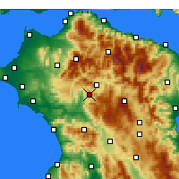 Nearby Forecast Locations - Tropaia - Mapa