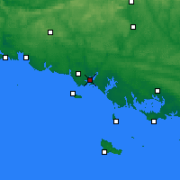Nearby Forecast Locations - Lorient - Mapa