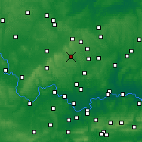 Nearby Forecast Locations - Dacorum - Mapa