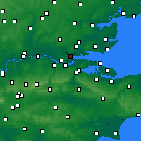 Nearby Forecast Locations - Thurrock - Mapa