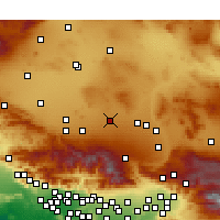 Nearby Forecast Locations - El Mirage - Mapa