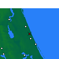 Nearby Forecast Locations - Ormond Beach - Mapa