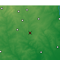 Nearby Forecast Locations - Lancaster - Mapa