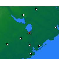 Nearby Forecast Locations - Moncks Corner - Mapa